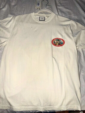 Kith Vintage Resort Tee Graphic Short Sleeve White & Red Medium